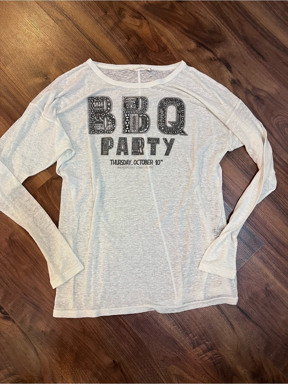 Isabel Marant BBQ Party Long Sleeve Tee